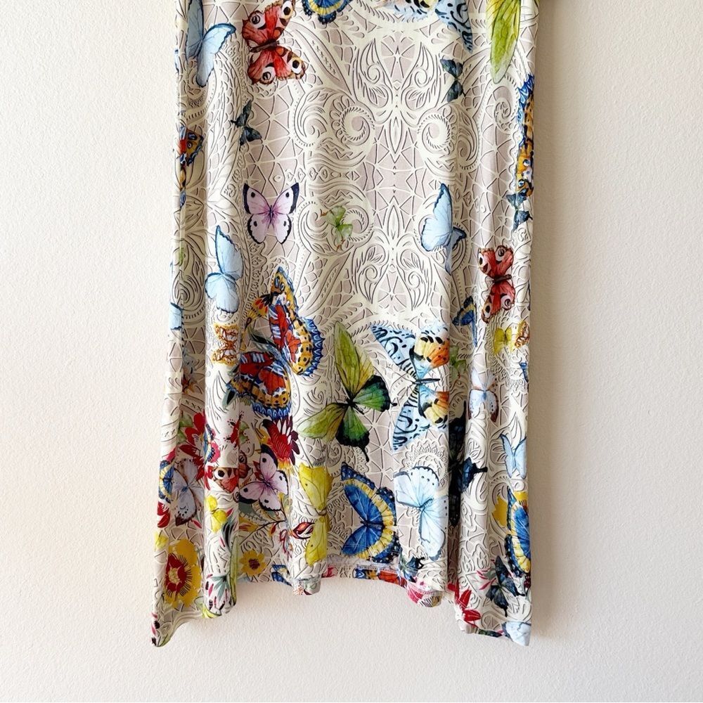 Johnny Was Mitchi Butterfly Floral Swing Dress - Picture 6 of 13